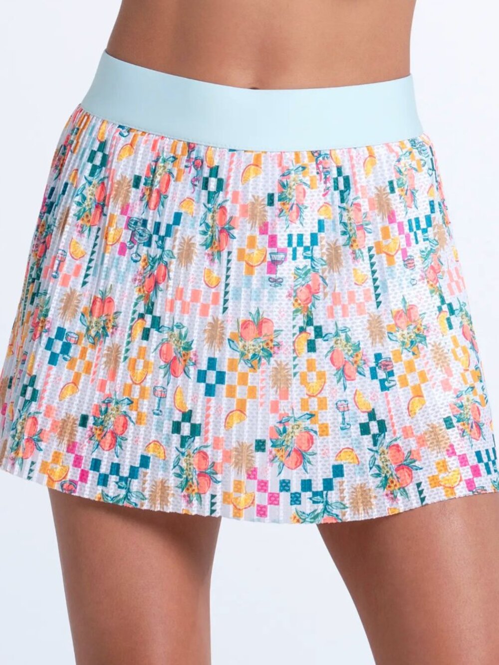 Zesty Pleated Skort
